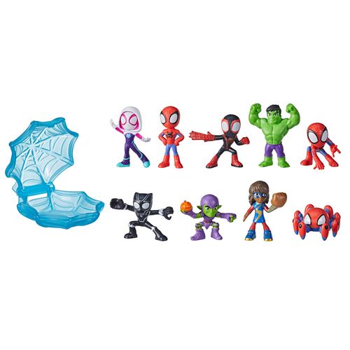 Marvel spidey and his amazing friends - miniamigos arácnidos