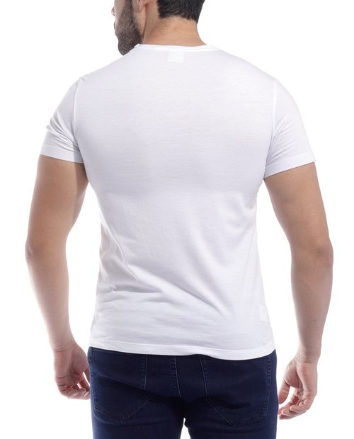 Camiseta básica sólida para hombre
