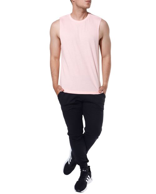 Camiseta sin mangas light pink heather