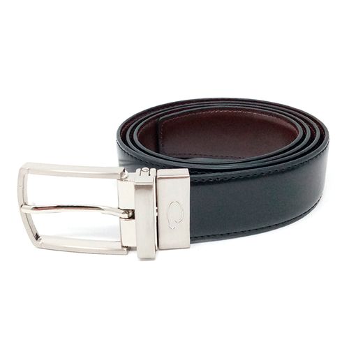 Cinturón reversible negro y café para hombre