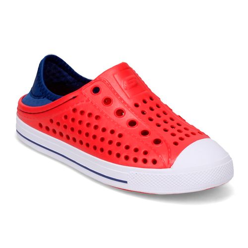 Zapato casual Skechers rojo para niño