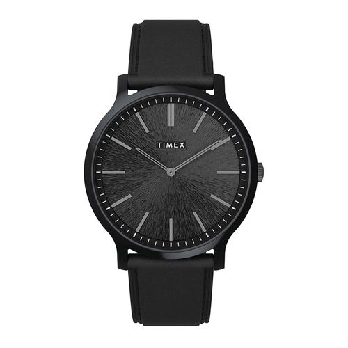 Reloj Timex análogo cuero color negro para hombre