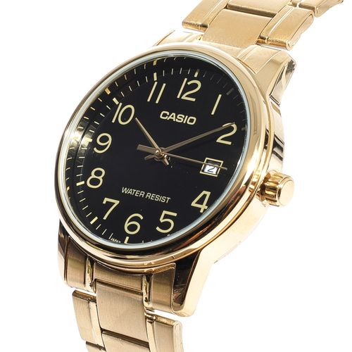 Reloj Casio análogo metálico dorado para hombre