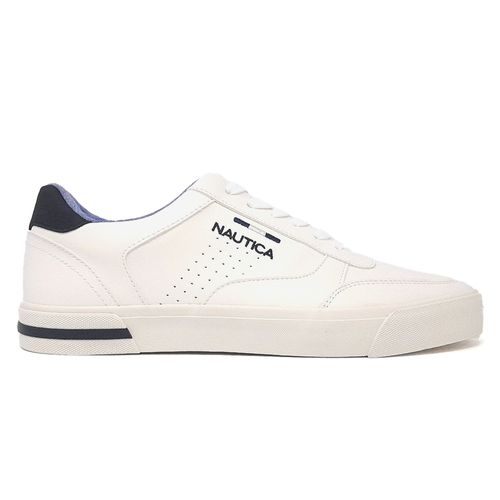 Zapato deportivo casual Nautica color blanco para hombre