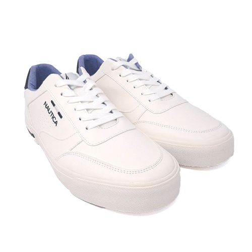 Zapato deportivo casual Nautica color blanco para hombre