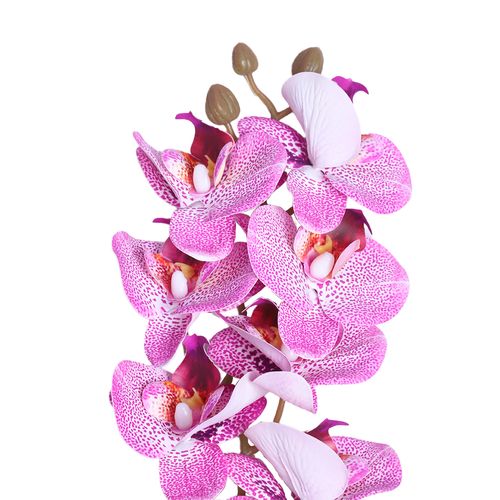 Decoración de orquídea artificial 80 cm