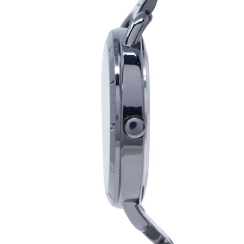 Reloj Nine West análogo metálico gris para mujer