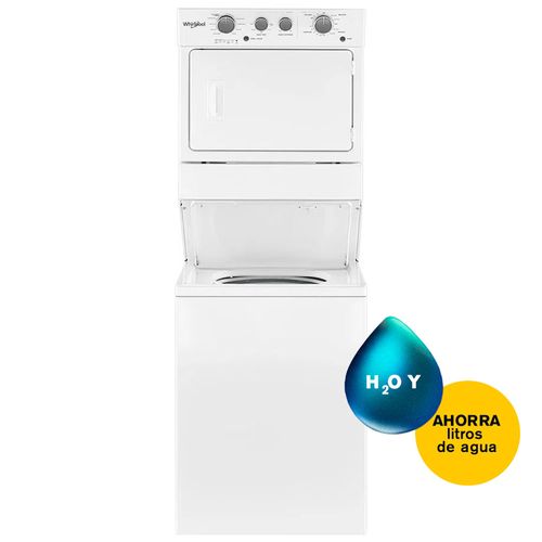 Centro de lavado a gas carga doble 20 kg 7MWGT4027HW Whirlpool