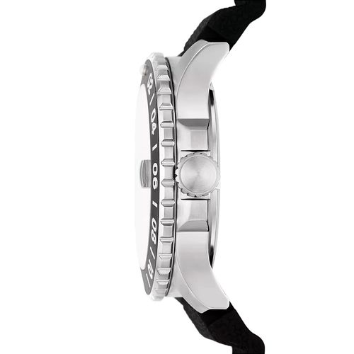 Reloj Fossil análogo silicón negro para caballero