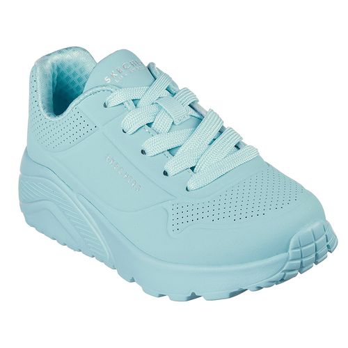 Zapato deportivo casual Skechers turquesa para niña
