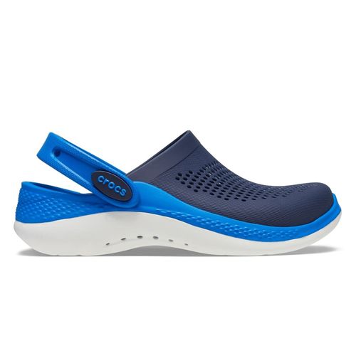 Crocs classic clog literide 360 color azul para niño