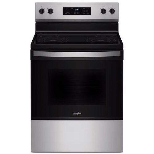 Cocina 4 quemadores con horno 5.3 PCU eléctrica WFES3030RS Whirlpool