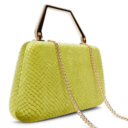 Cartera clutch Sfera color verde para mujer