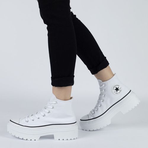 Botín Converse Chuck Taylor All Star Lugged Heel casual blanco para mujer