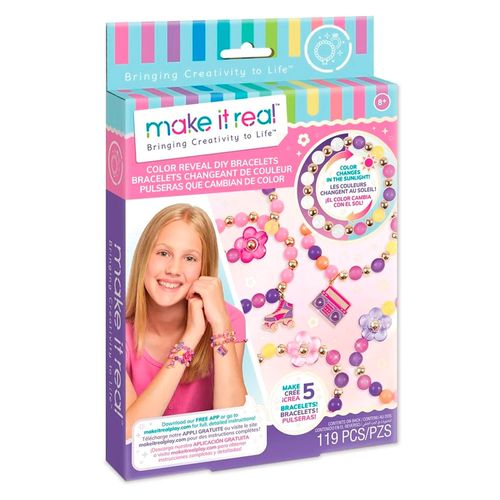 Make it Real Set Pulseras con Revelación de Color DIY Incluye 119 Piezas