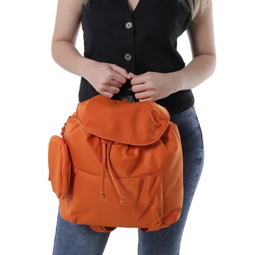 Mochila Sabrina color anaranjado para mujer