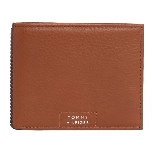 Billetera bifold Tommy Hilfiger con textura para hombre