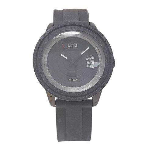 Reloj Q&Q análogo resina negro para hombre
