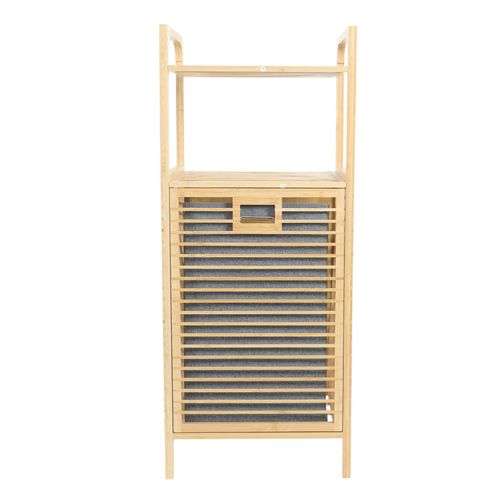 Estante de bambú para almacenamiento de ropa 33x40x90 cm