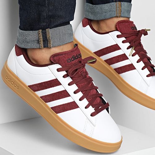 Zapato Adidas Grand Court deportivo casual blanco para hombre
