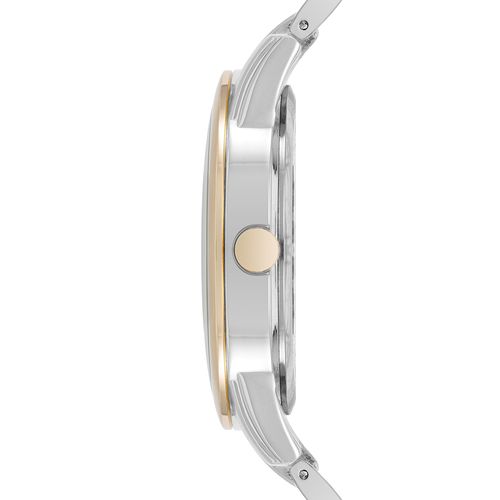 Reloj Nine West análogo de metal bicolor para mujer
