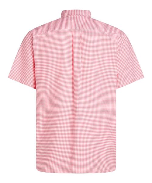 Camisa casual Tommy Hilfiger rosada cuadriculada para hombre