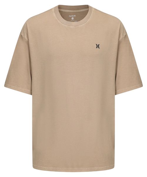 Camiseta Hurley beige estampada para hombre
