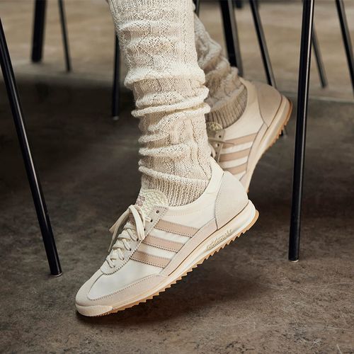 Zapato Adidas Originals SL 72 deportivo casual color blanco para mujer