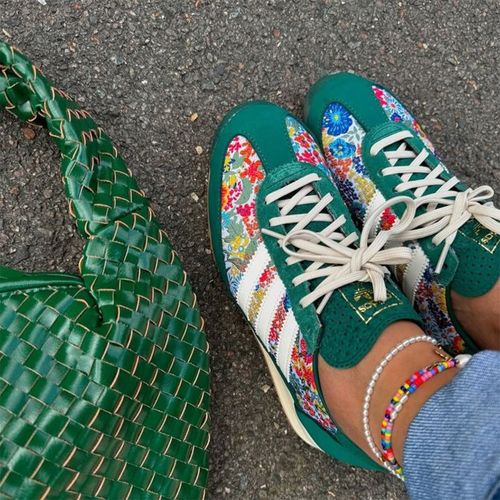 Zapato Adidas Originals SL 72 casual verde para mujer