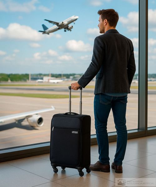 Maleta de mano American Tourister Frankfurt negra