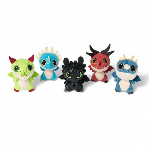 Surtido 1 pieza peluche coleccionable 7 cm sorpesa Cómo entrenar a tu dragón movie