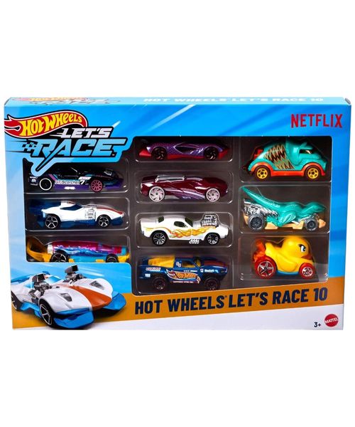 Hot wheels especial let's race 10 autos a escala 1:64