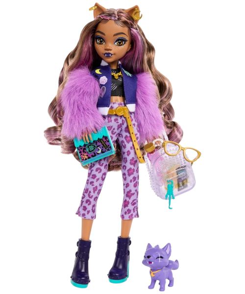 Muñeca de moda Monster High con mascota Count Fabulous y accesorios