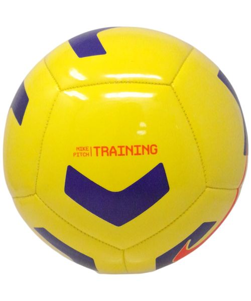 Balón de fútbol Nike #4 amarillo y morado