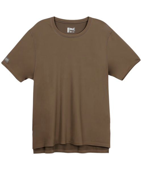 Camiseta deportiva Everlast café sólida para hombre