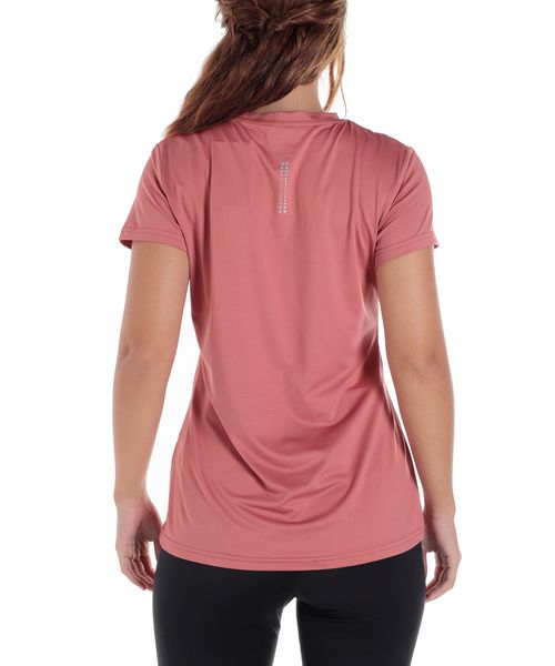 Camiseta deportiva Everlast rosada con textura para mujer