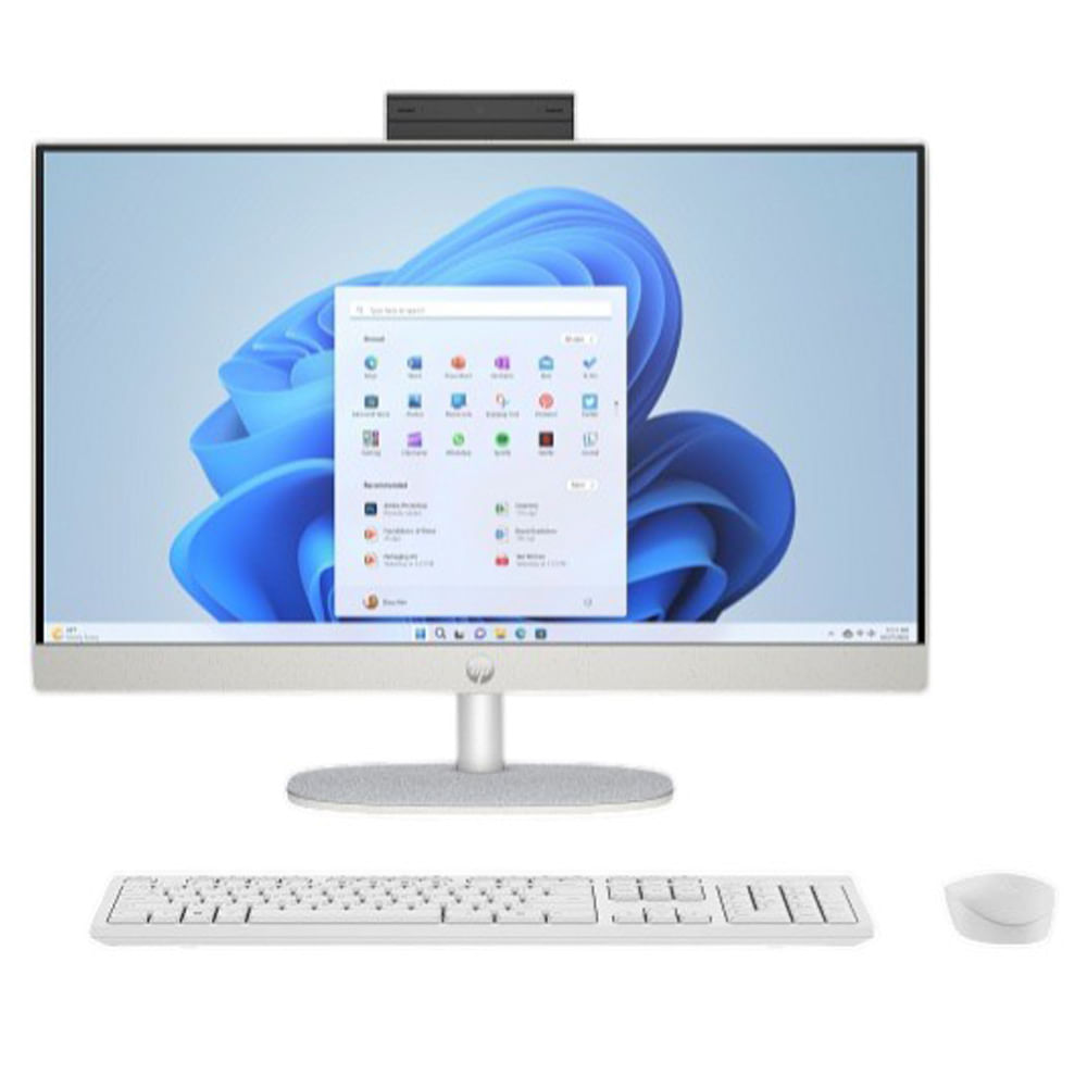 HP Computadora All in One AMD Ryzen 5 7520U 8GB RAM 512GB SSD Windows 11 Home Pantalla 24" (60.96 cm)