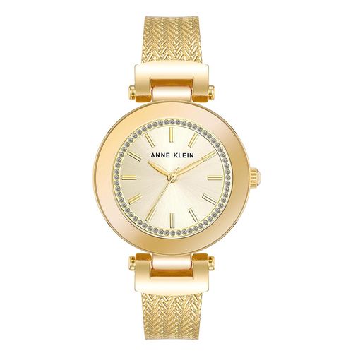 Reloj Anne Klein análogo de metal color dorado para mujer