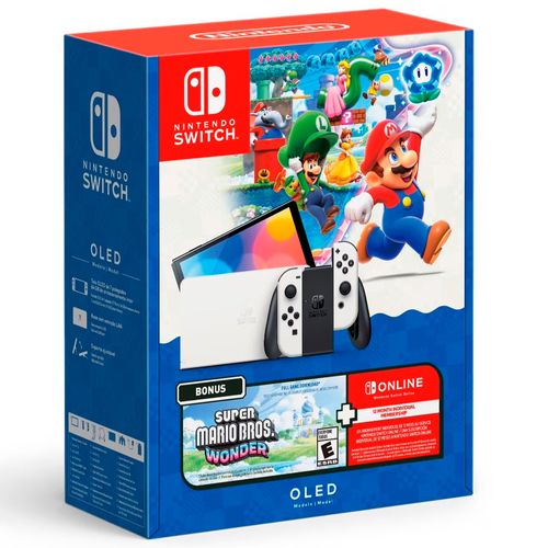 Combo Nintendo Switch OLED 64GB + Super Mario Wonder