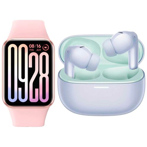 Combo Audífonos inalámbricos in ear Redmi buds 5 pro + Smart band Xiaomi 9 pro
