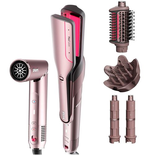 Shark FlexFusion 5 en 1 Air Styler Curly + Set de cepillos