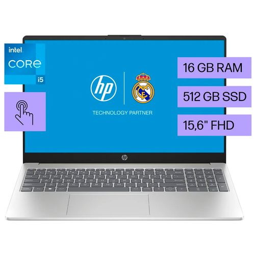 Laptop HP 15-FD0153LA Intel Core i5-1340U  16GB RAM 512GB SSD Windows 11 Home Pantalla 15.6" (39.62 cm)