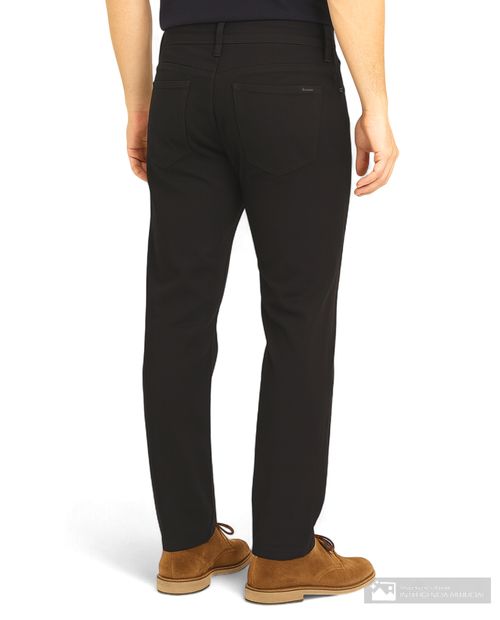 Pantalón Unexpected slim fit negro sólido para hombre