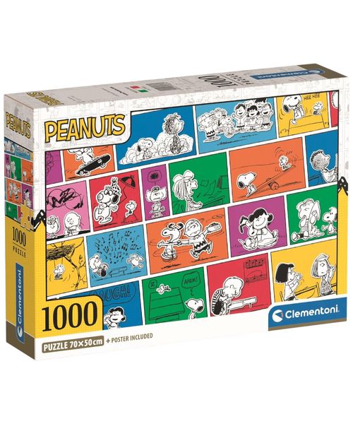 Clementoni rompecabezas 1000 Peanuts compacto