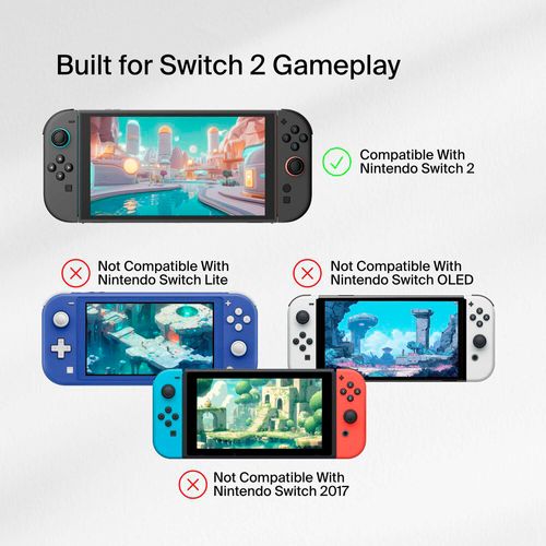 Protector de pantalla antirreflejos de vidrio templado para Nintendo Switch 2