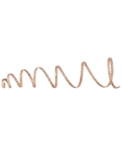 Guirnalda ondulada color dorado 119 cm