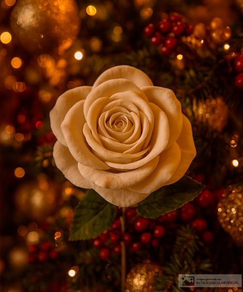 Rosa de terciopelo cream