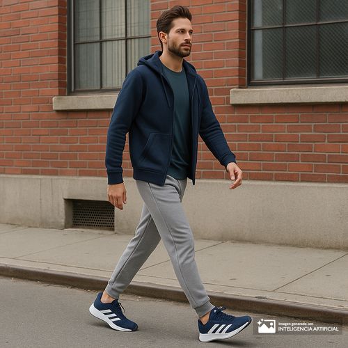 Zapato Adidas FTW Duramo deportivo azul para hombre