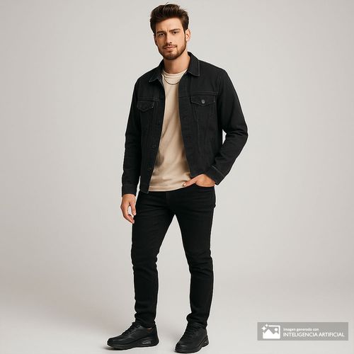 Zapato deportivo casual Skechers color negro para hombre