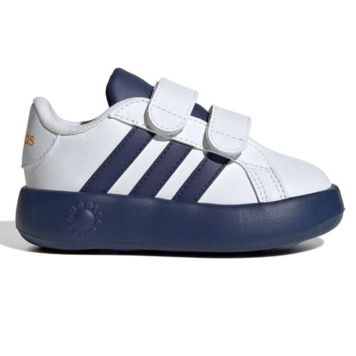 Zapato Adidas Grand Court deportivo casual blanco para niño bebé
